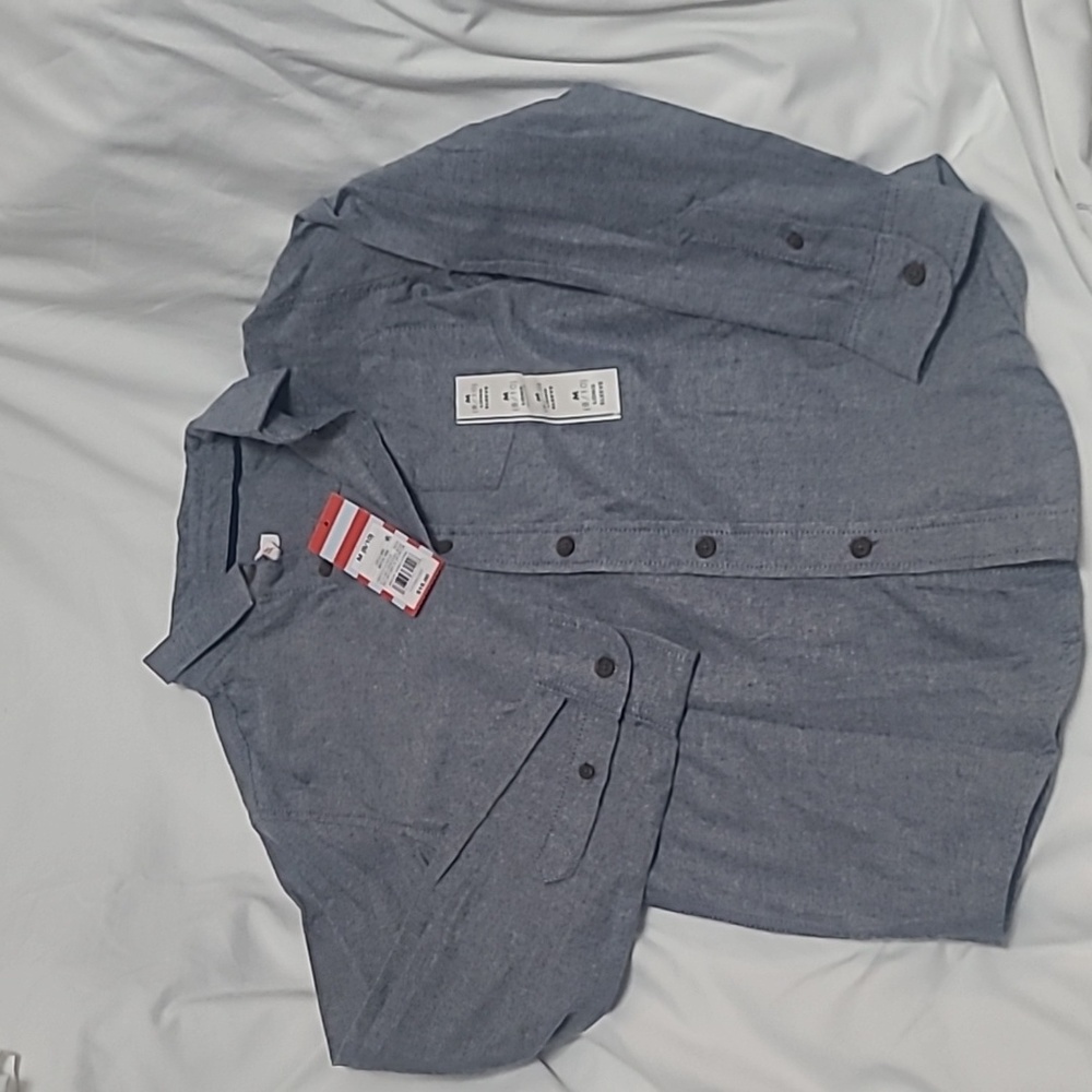 Cat & Jack Boys Medium 8-10 Blue Long Sleeve Dress Shirt